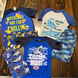 Boys Summer Pajama Lot Children’s Place Size 7/8
